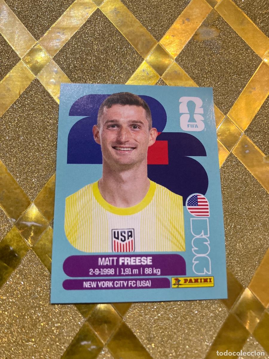 Cromos de F&uacute;tbol: CROMO DE F&Uacute;TBOL NUMERO 2 MATT FREESE EEUU O USA MUNDIAL 2026 MEXICO-EEUU-CANADA PANINI !