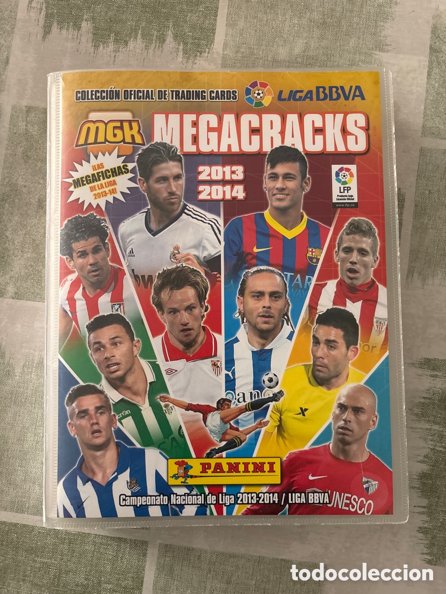 Cromos de F&uacute;tbol: ALBUM MEGACRACKS 2013 2014 13 14 CON 244 CROMOS DIFERENTES MAS 100 REPETIDOS PARA INTERCAMBIAR