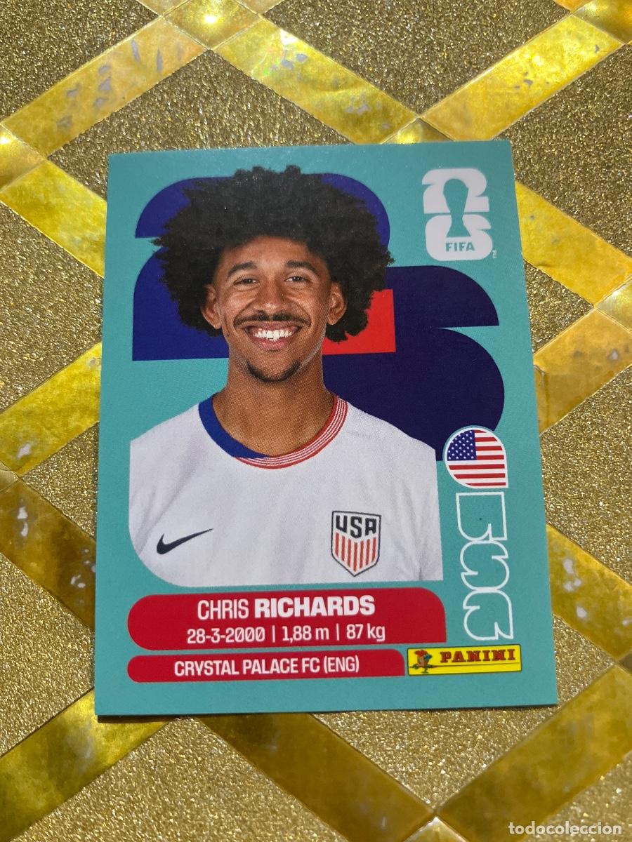Cromos de F&uacute;tbol: CROMO DE F&Uacute;TBOL NUMERO USA 3 CHRIS RICHARDS EEUU O USA MUNDIAL 2026 MEXICO-EEUU-CANADA PANINI !