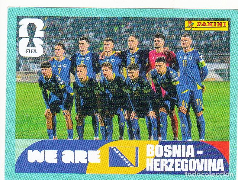 Cromos de F&uacute;tbol: FIFA WORLD CUP 2026 * EQUIPO N&ordm; 13 * DE BOSNIA - NUEVO DE SOBRE (A-18)