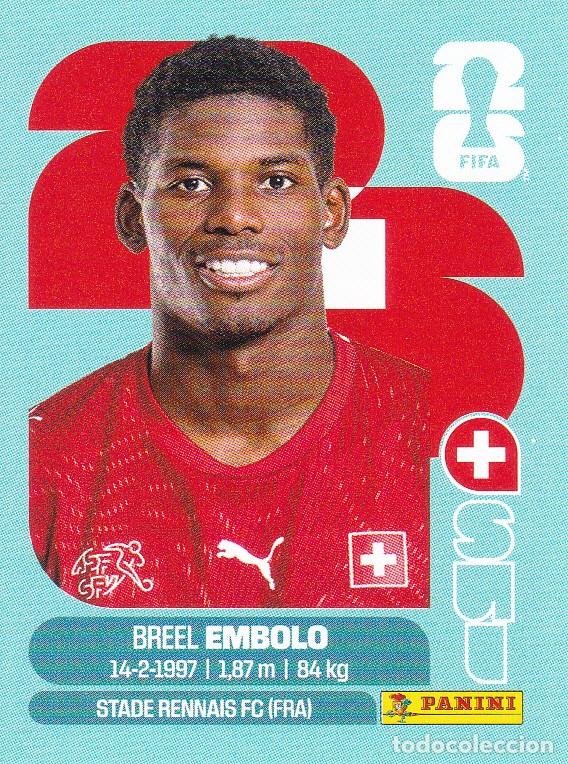 Cromos de F&uacute;tbol: FIFA WORLD CUP 2026 * EMBOLO N&ordm; 17 * DE SUIZA - NUEVO DE SOBRE (A-18)