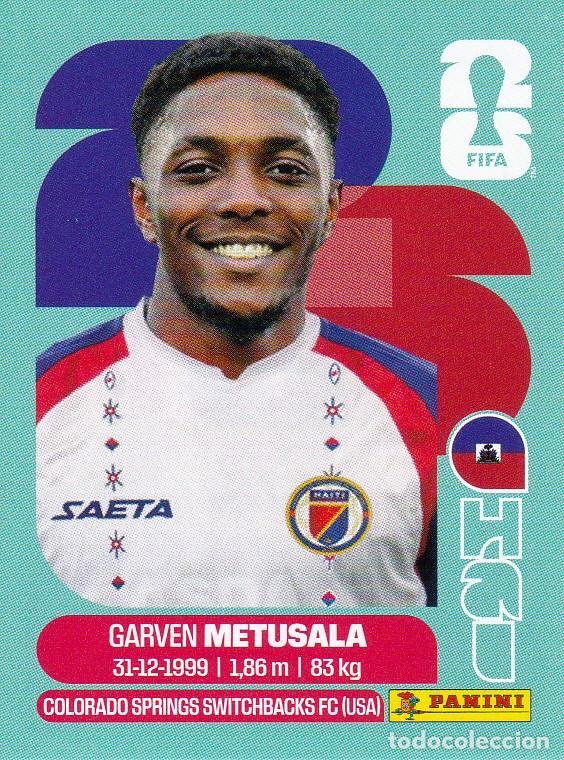 Cromos de F&uacute;tbol: FIFA WORLD CUP 2026 * METUSALA N&ordm; 8 * DE HAITI - NUEVO DE SOBRE (A-18)