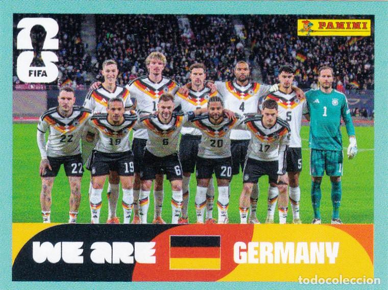 Cromos de F&uacute;tbol: FIFA WORLD CUP 2026 * EQUIPO N&ordm; 13 * DE ALEMANIA - NUEVO DE SOBRE (A-18)
