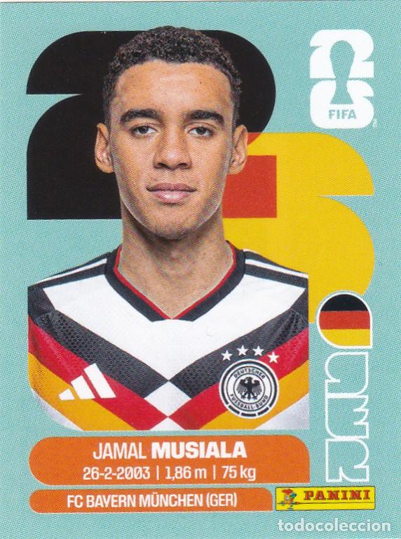 Cromos de F&uacute;tbol: FIFA WORLD CUP 2026 * MUSIALA N&ordm; 15 * DE ALEMANIA - NUEVO DE SOBRE (A-18)