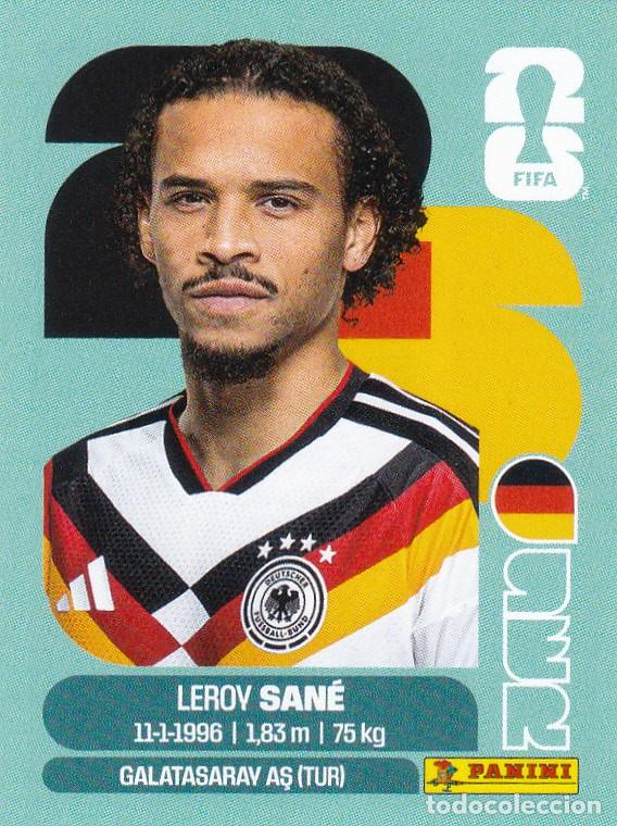 Cromos de F&uacute;tbol: FIFA WORLD CUP 2026 * LEROY SAN&Eacute; N&ordm; 18 * DE ALEMANIA - NUEVO DE SOBRE (A-18)