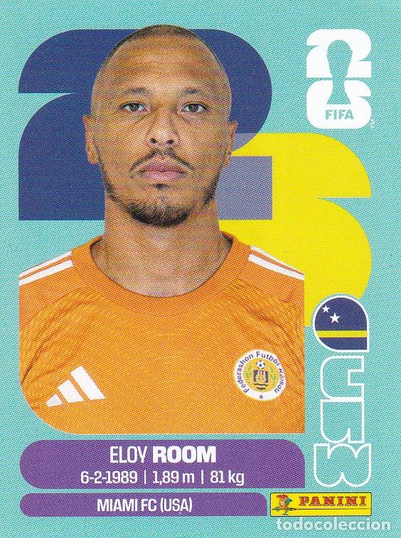 Cromos de F&uacute;tbol: FIFA WORLD CUP 2026 * ELOY ROOM N&ordm; 2 * DE CURACAO - NUEVO DE SOBRE (A-18)