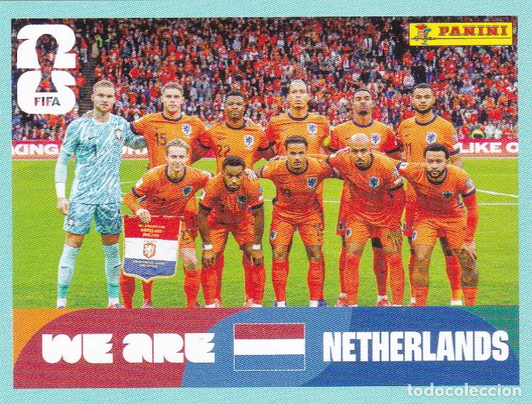 Cromos de F&uacute;tbol: FIFA WORLD CUP 2026 * EQUIPO N&ordm; 13 * DE PAISES BAJOS - NUEVO DE SOBRE (A-18)