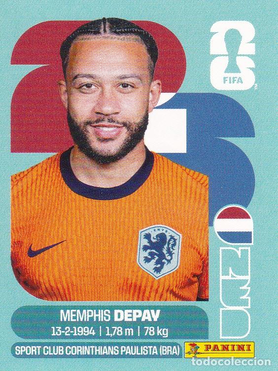 Cromos de F&uacute;tbol: FIFA WORLD CUP 2026 * MEMPHIS DEPAY N&ordm; 17 * DE PAISES BAJOS - NUEVO DE SOBRE (A-18)