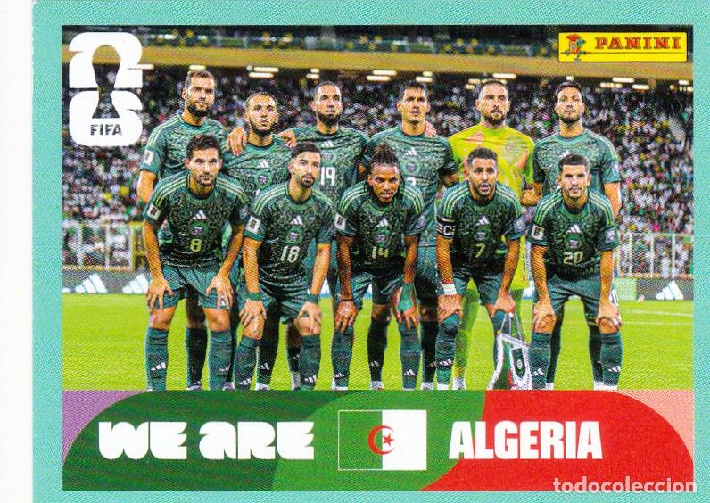 Cromos de F&uacute;tbol: FIFA WORLD CUP 2026 * EQUIPO N&ordm; 13 * DE ARGELIA - NUEVO DE SOBRE (A-18)