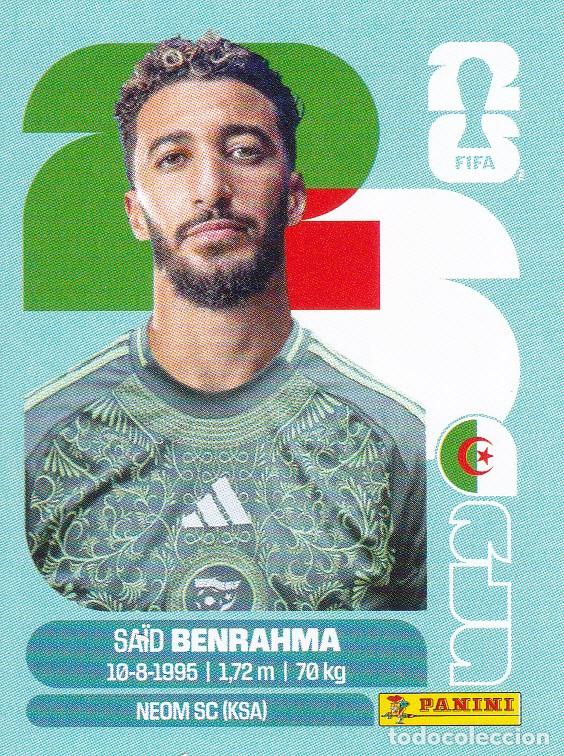 Cromos de F&uacute;tbol: FIFA WORLD CUP 2026 * BENRAHMA N&ordm; 16 * DE ARGELIA - NUEVO DE SOBRE (A-18)