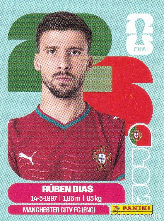 Cromos de F&uacute;tbol: FIFA WORLD CUP 2026 * R&Uacute;BEN DIAS N&ordm; 4 * DE PORTUGAL - NUEVO DE SOBRE (A-18)