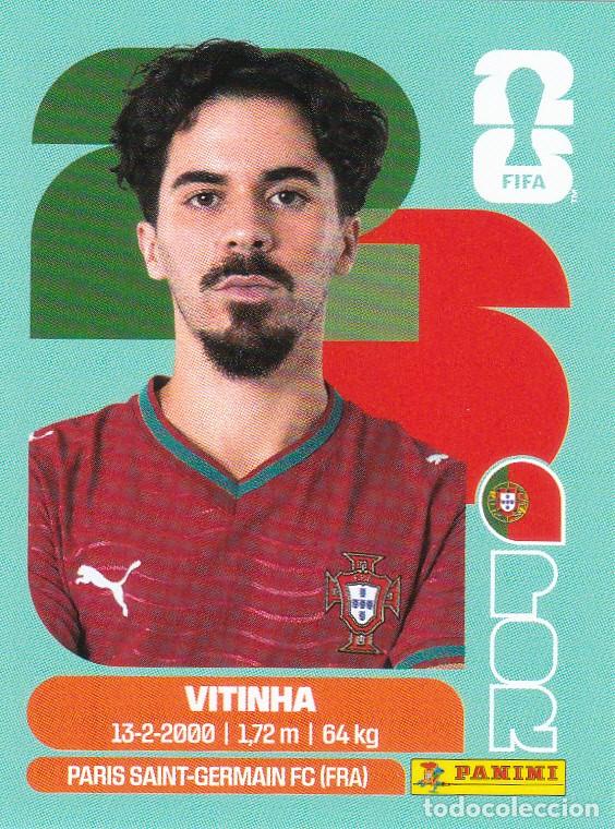Cromos de F&uacute;tbol: FIFA WORLD CUP 2026 * VITINHA N&ordm; 12 * DE PORTUGAL - NUEVO DE SOBRE (A-18)