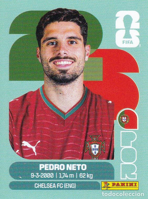 Cromos de F&uacute;tbol: FIFA WORLD CUP 2026 * PEDRO NETO N&ordm; 19 * DE PORTUGAL - NUEVO DE SOBRE (A-18)
