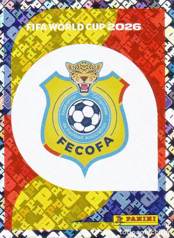 Cromos de F&uacute;tbol: FIFA WORLD CUP 2026 * ESCUDO N&ordm; 1 * DEL CONGO - NUEVO DE SOBRE (A-18)
