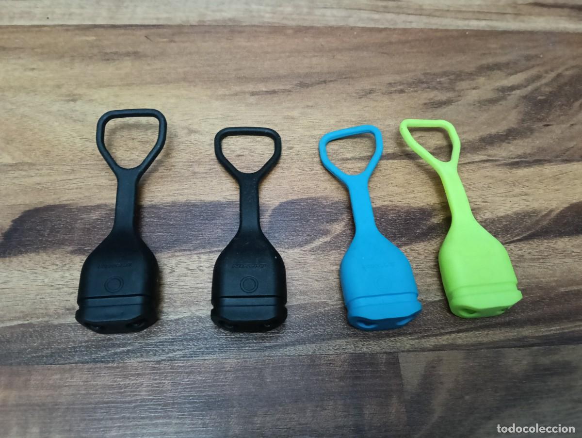 Cromos de F&uacute;tbol: Lote 4 luces bicicleta Decathlon
