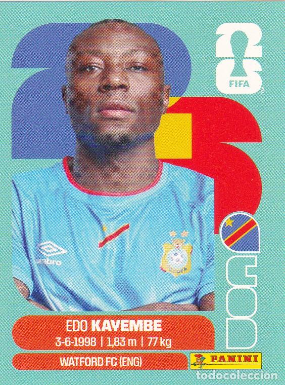 Cromos de F&uacute;tbol: FIFA WORLD CUP 2026 * EDO KAYEMBE N&ordm; 10 * DEL CONGO - NUEVO DE SOBRE (A-18)