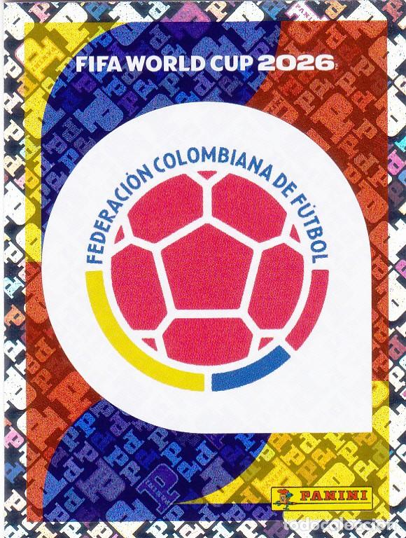 Cromos de F&uacute;tbol: FIFA WORLD CUP 2026 * ESCUDO N&ordm; 1 * DE COLOMBIA - NUEVO DE SOBRE (A-18)