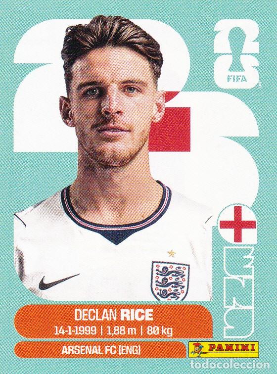 Cromos de F&uacute;tbol: FIFA WORLD CUP 2026 * DECLAN RICE N&ordm; 10 * DE INGLATERRA - NUEVO DE SOBRE (A-18)