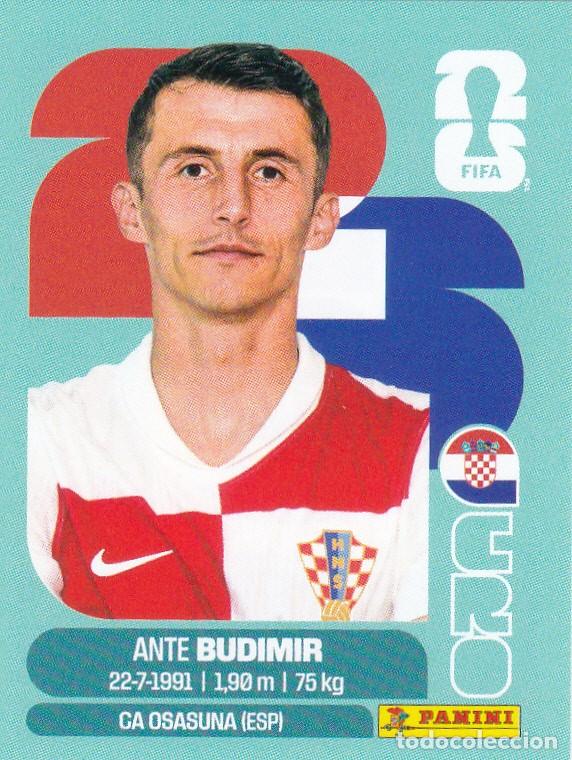 Cromos de Futebol: FIFA WORLD CUP 2026 * ANTE BUDIMIR N&ordm; 18 * DE CROACIA - NUEVO DE SOBRE (A-18)