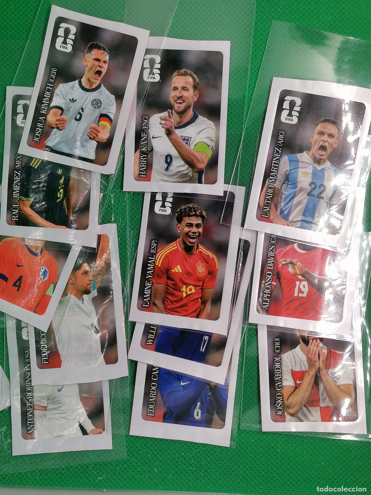 Cromos de F&uacute;tbol: LOTE COMPLETO 12 COCA COLA COCACOLA YAMAL KANE ⚽ PANINI FIFA MUNDIAL WORLD CUP 26 2026 STICKER ⚽