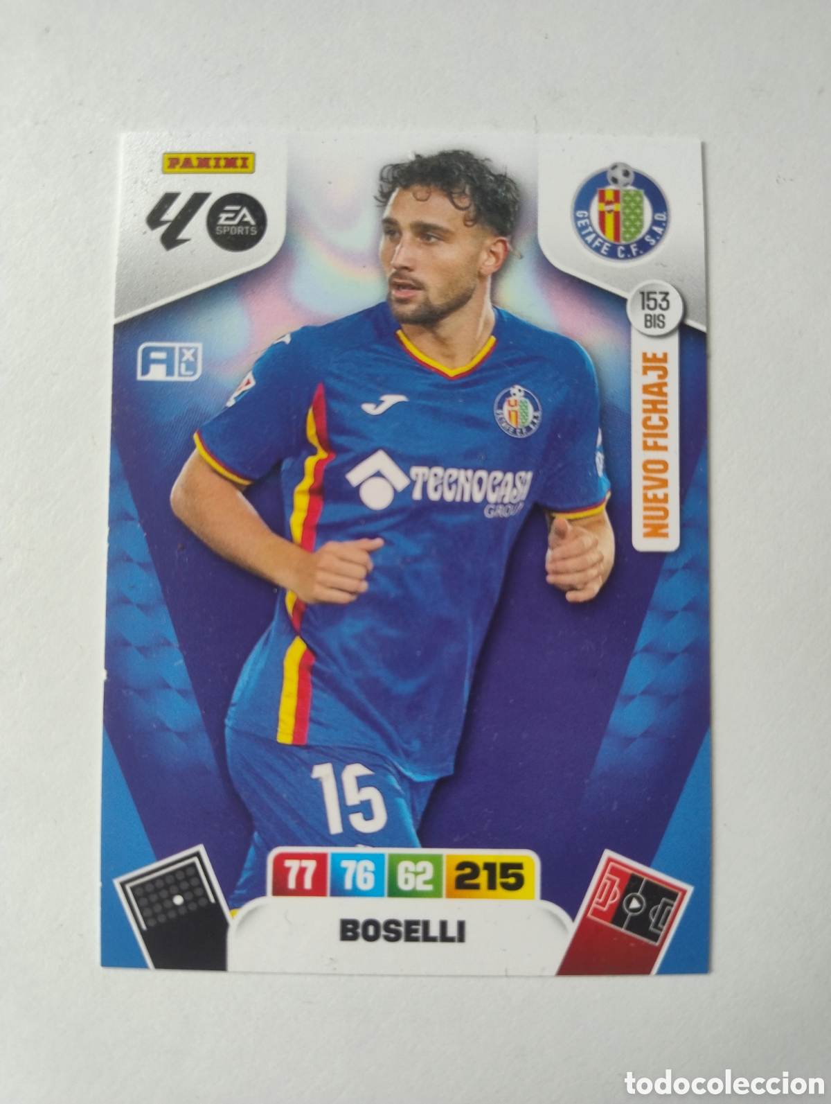 Cromos de F&uacute;tbol: 153 bis - Boselli - Getafe - Adrenalyn XL Liga 2025 - 2026 Nuevo Fichaje