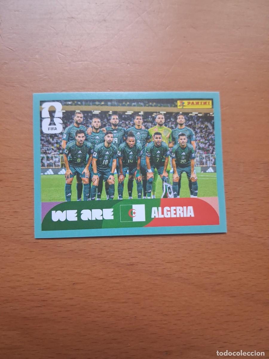 Cromos de F&uacute;tbol: Fifa World Cup 26 Mundial 2026 ALG 13 Argelia Foto de Equipo Plantilla Alineaci&oacute;n