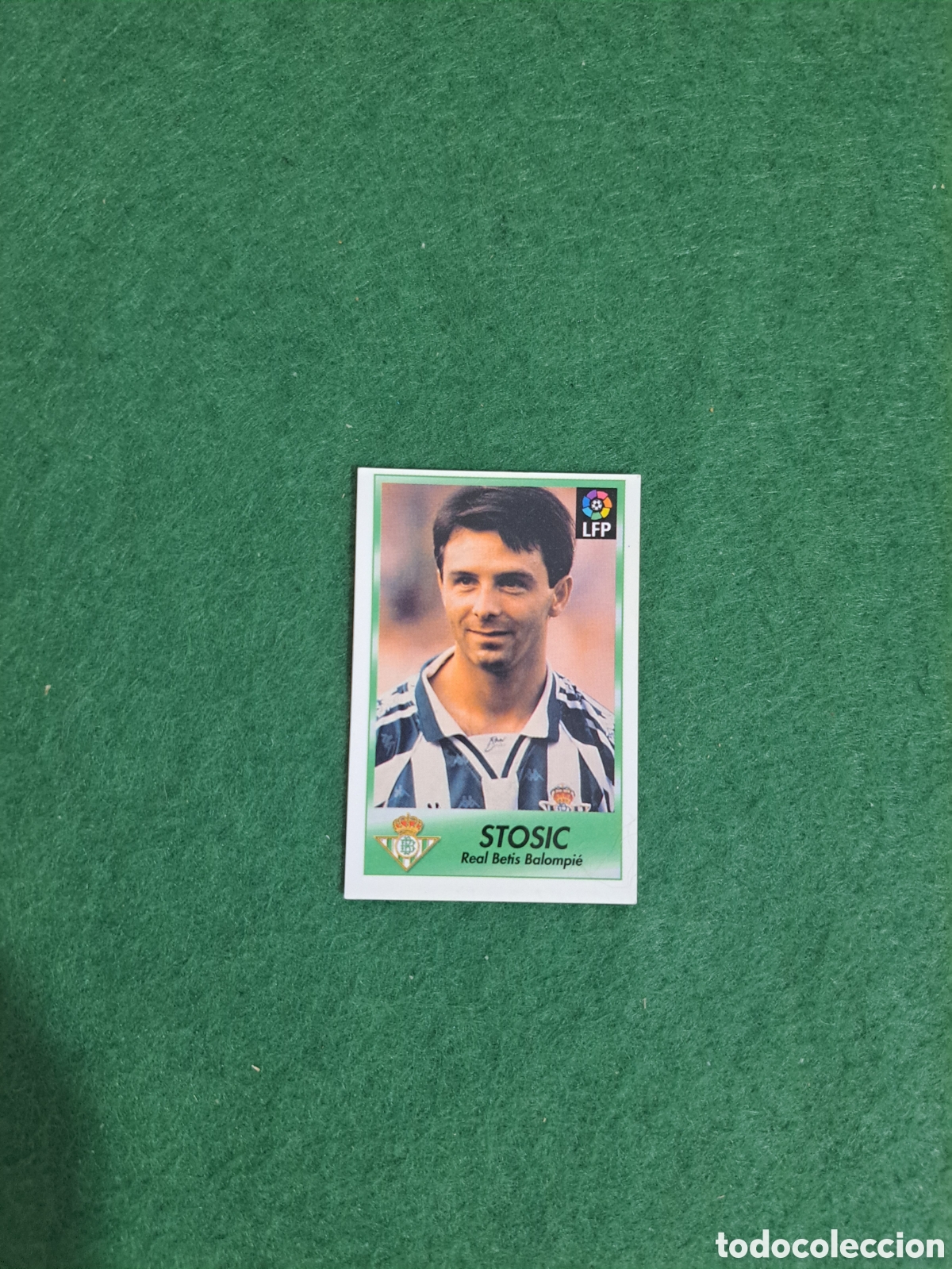 Cromos de F&uacute;tbol: Stosic. 22. Bollycao liga 96-97