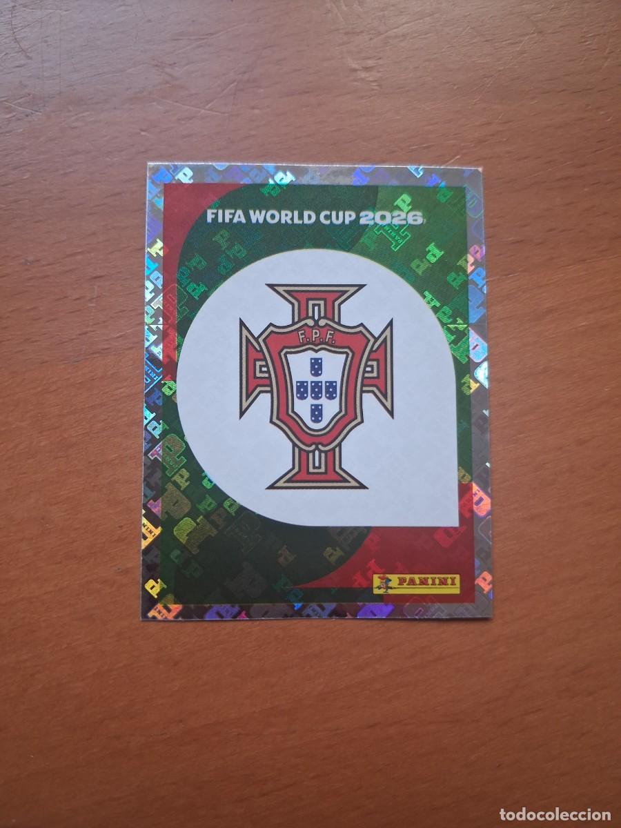 Cromos de F&uacute;tbol: Fifa World Cup 26 Mundial 2026 POR 1 Portugal Escudo Logo