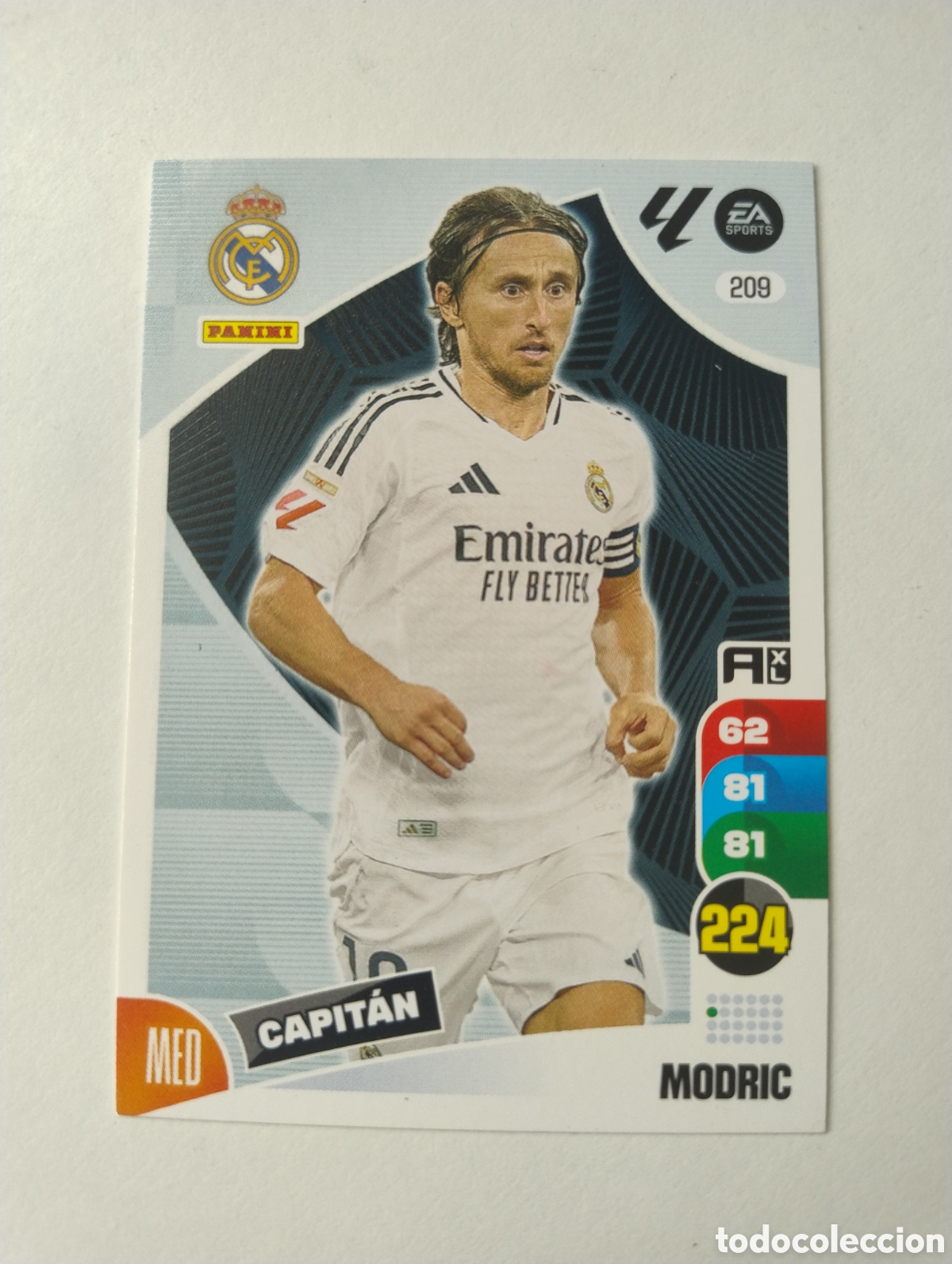 Cromos de F&uacute;tbol: 209 - Modric - Real Madrid - Adrenalyn XL Liga 2024 - 2025