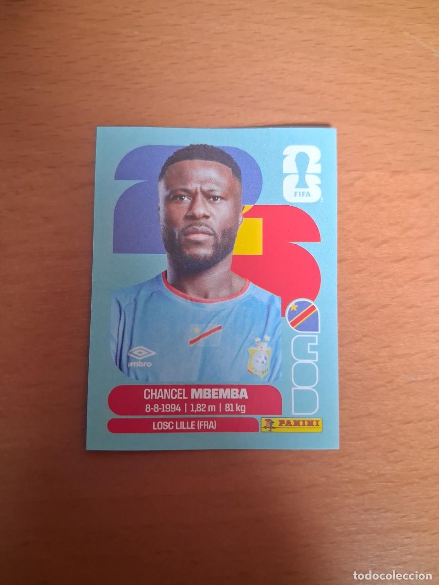 Cromos de F&uacute;tbol: Fifa World Cup 26 Mundial 2026 COD 6 Rep&uacute;blica Democr&aacute;tica del Congo Chancel Mbemba