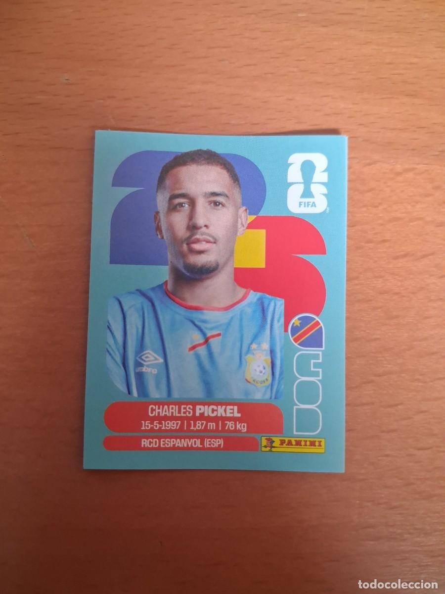 Cromos de F&uacute;tbol: Fifa World Cup 26 Mundial 2026 COD 8 Rep&uacute;blica Democr&aacute;tica del Congo Charles Pickel