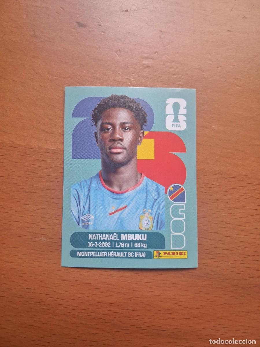 Cromos de F&uacute;tbol: Fifa World Cup 26 Mundial 2026 COD 20 Rep&uacute;blica Democr&aacute;tica del Congo Nathanael Mbuku