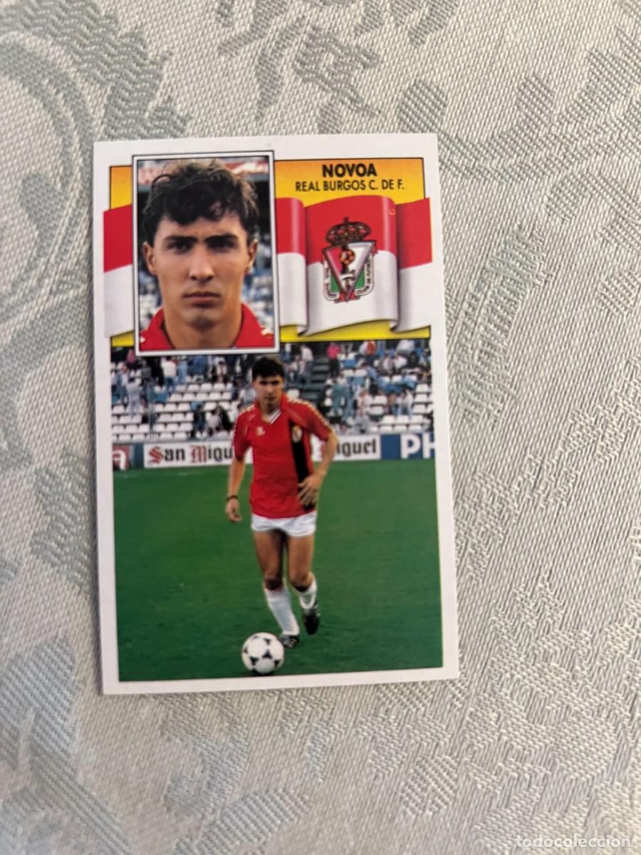 Cromos de F&uacute;tbol: NOVOA BURGOS NUEVO EDICIONES ESTE 1990/91 90-91