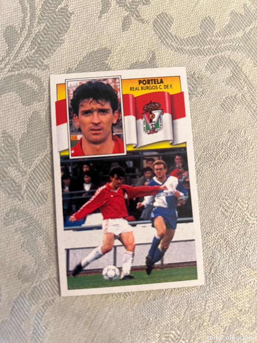 Cromos de F&uacute;tbol: PORTELA BURGOS NUEVO EDICIONES ESTE 1990/91 90-91