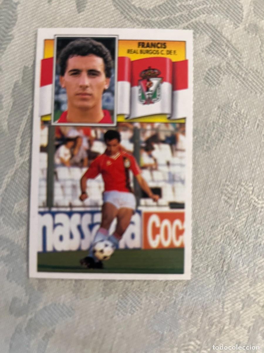 Cromos de Futebol: FRANCIS BURGOS NUEVO EDICIONES ESTE 1990/91 90-91