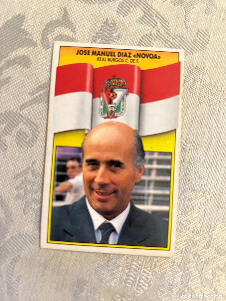 Cromos de Futebol: NOVOA BURGOS NUEVO EDICIONES ESTE 1990/91 90-91