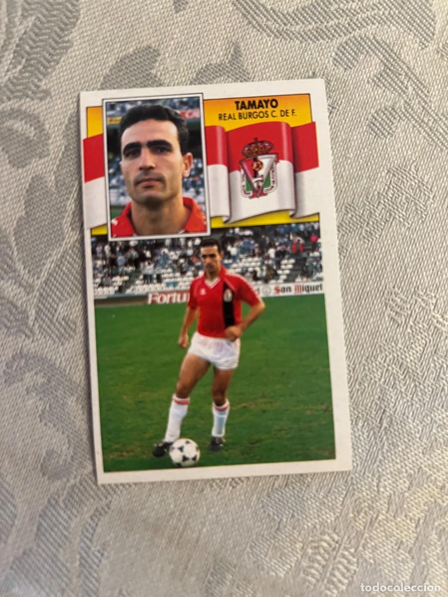 Cromos de Futebol: TAMAYO BURGOS NUEVO EDICIONES ESTE 1990/91 90-91