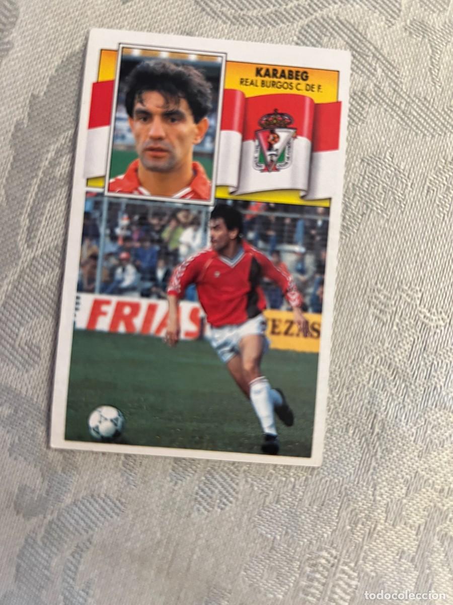 Cromos de F&uacute;tbol: KARABEG BURGOS NUEVO EDICIONES ESTE 1990/91 90-91