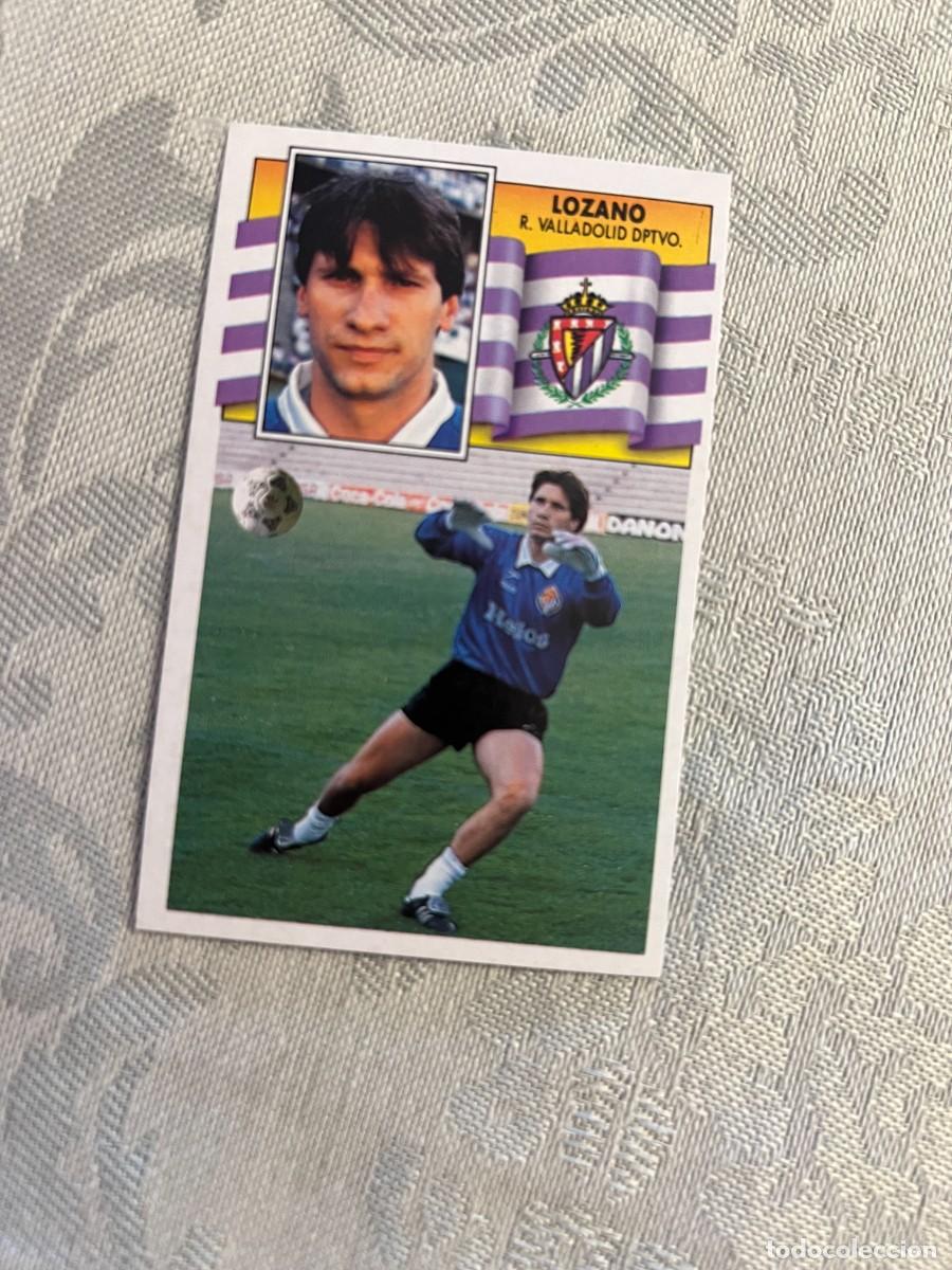 Cromos de F&uacute;tbol: LOZANO REAL VALLADOLID NUEVO EDICIONES ESTE 1990/91 90-91