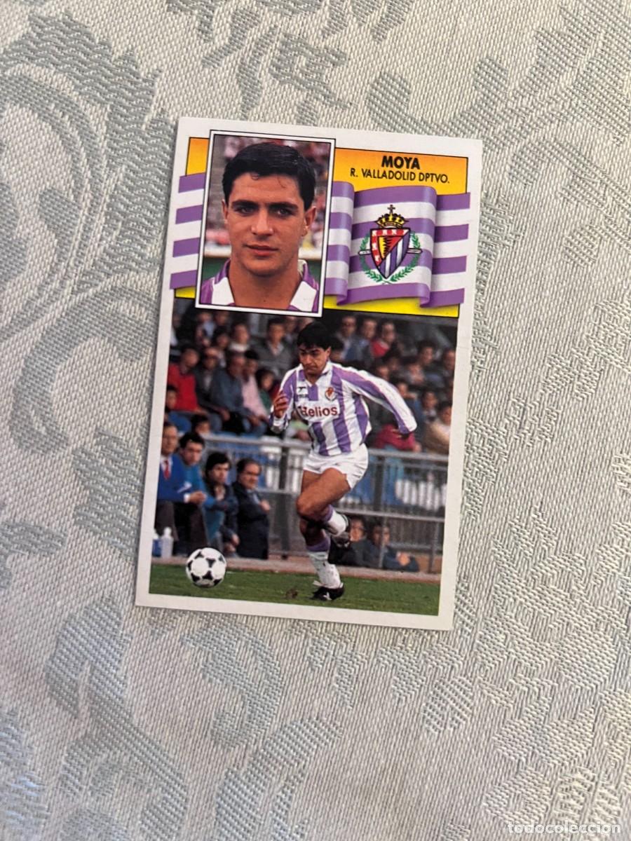 Cromos de F&uacute;tbol: MOYA REAL VALLADOLID NUEVO EDICIONES ESTE 1990/91 90-91