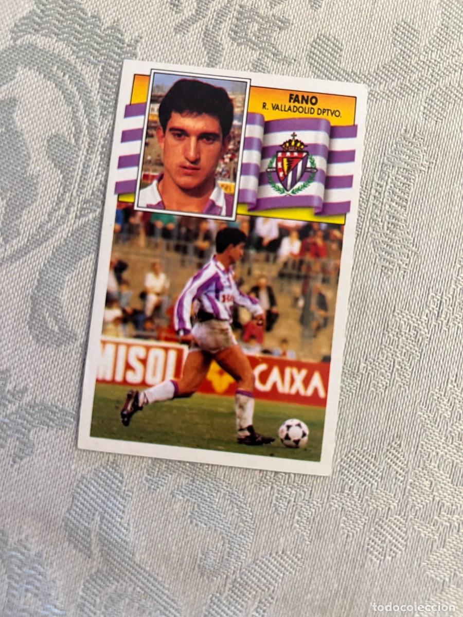 Cromos de F&uacute;tbol: FANO REAL VALLADOLID NUEVO EDICIONES ESTE 1990/91 90-91
