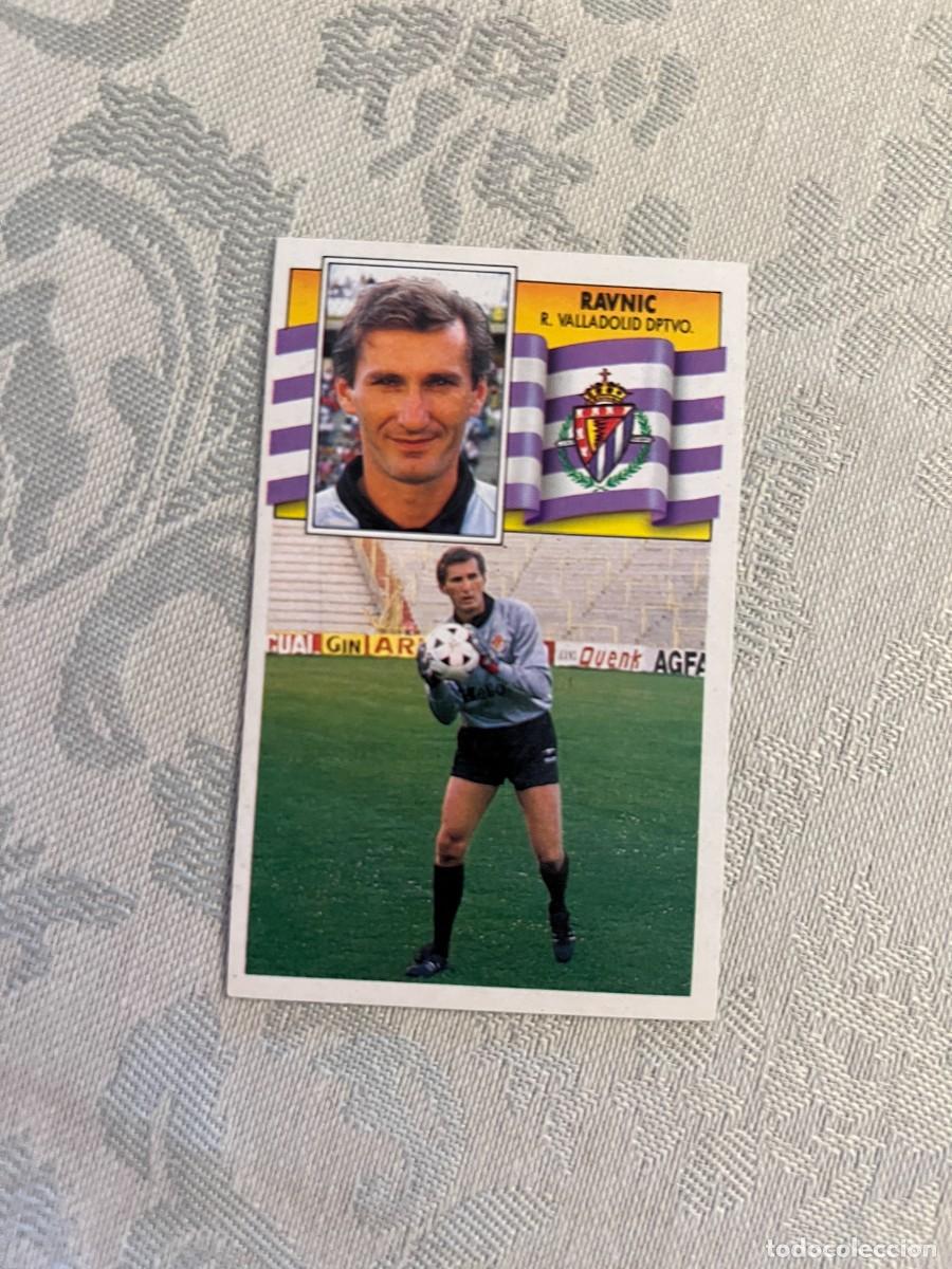 Cromos de F&uacute;tbol: RAVNIC REAL VALLADOLID NUEVO EDICIONES ESTE 1990/91 90-91