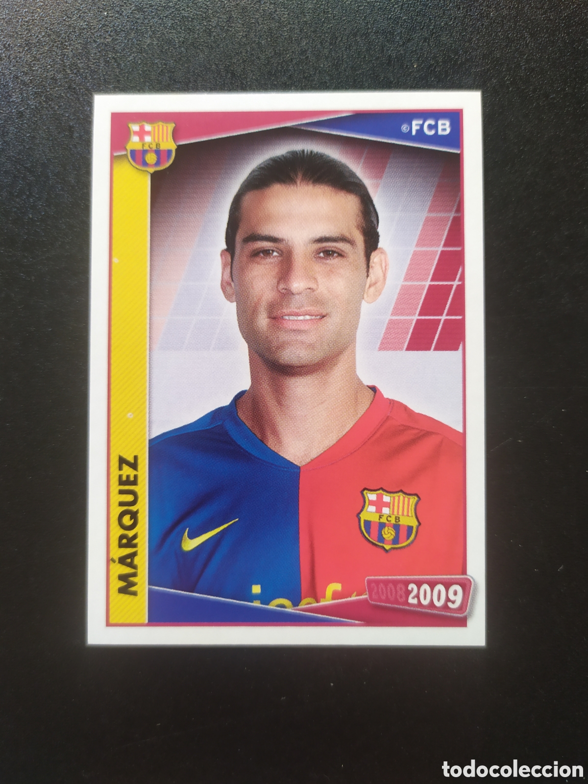 Cromos de F&uacute;tbol: FC Barcelona colecci&oacute;n oficial 2008 2009 08 09 panini M&aacute;rquez n&deg; 42 sin pegar