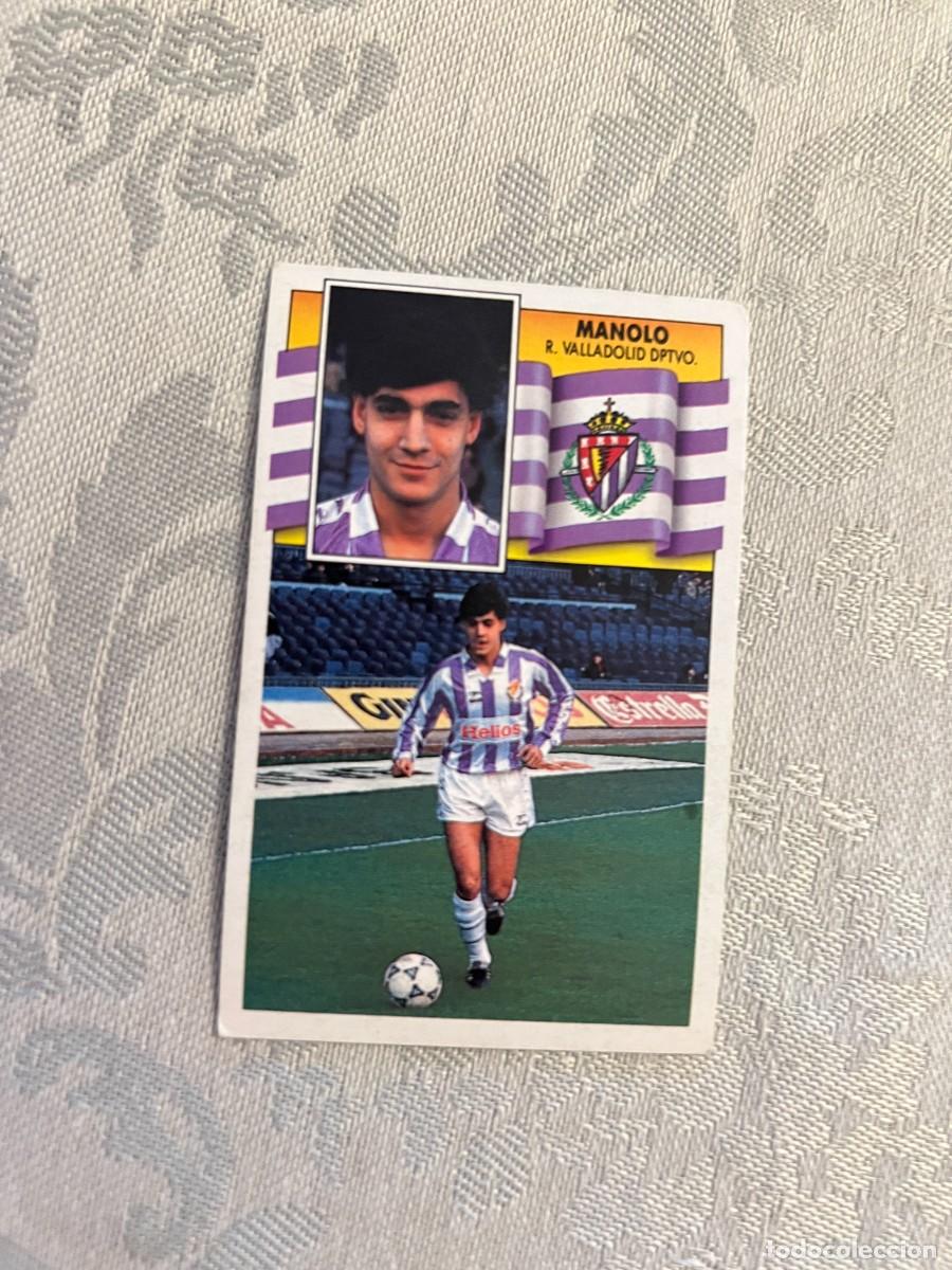 Cromos de F&uacute;tbol: MANOLO REAL VALLADOLID NUEVO EDICIONES ESTE 1990/91 90-91