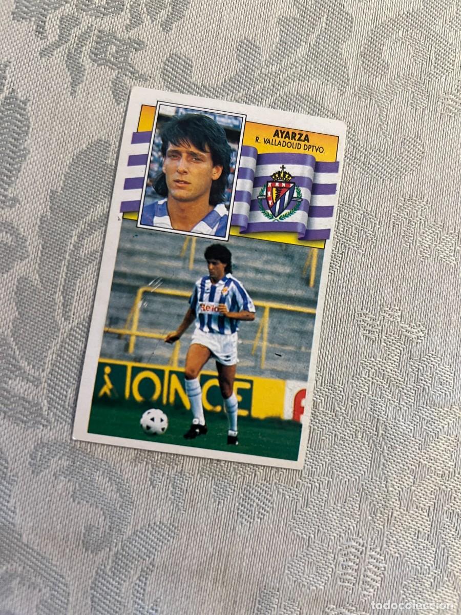 Cromos de F&uacute;tbol: AYARZA REAL VALLADOLID NUEVO EDICIONES ESTE 1990/91 90-91