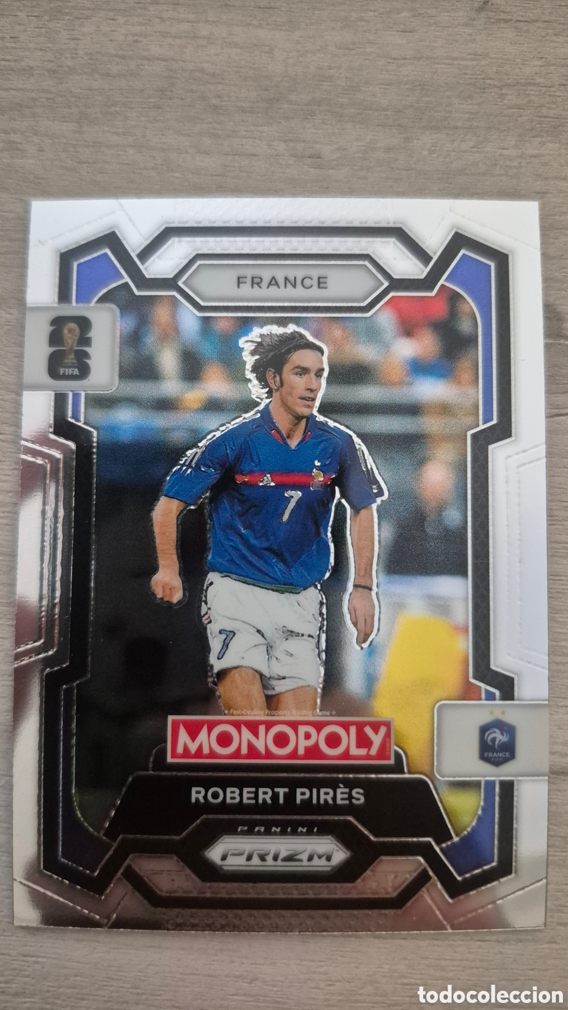 Cromos de F&uacute;tbol: Robert Pires Panini Monopoly Prizm FIFA World Cup 2026