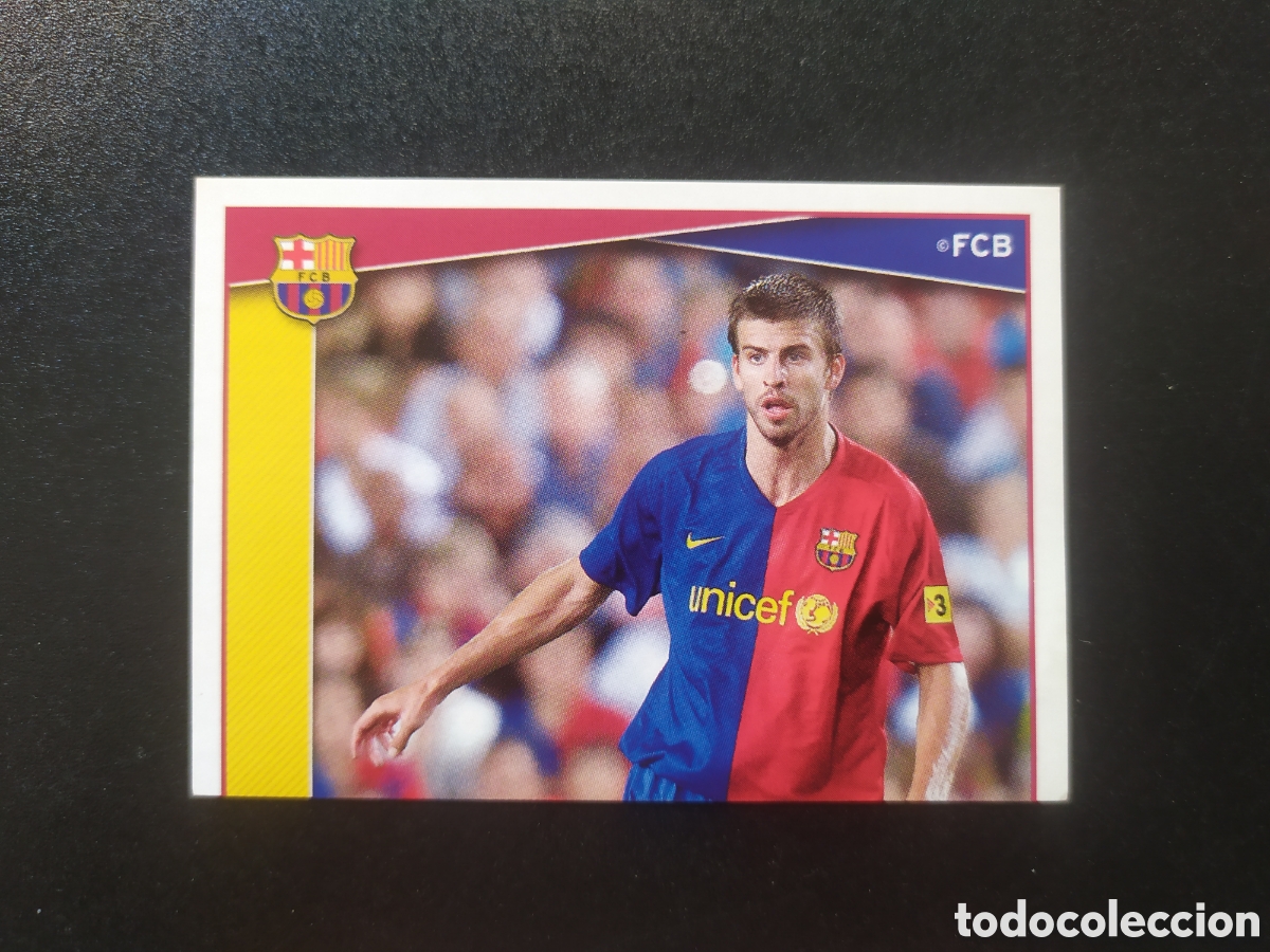 Cromos de F&uacute;tbol: FC Barcelona colecci&oacute;n oficial 2008 2009 08 09 panini Piqu&eacute; n&deg; 46 sin pegar