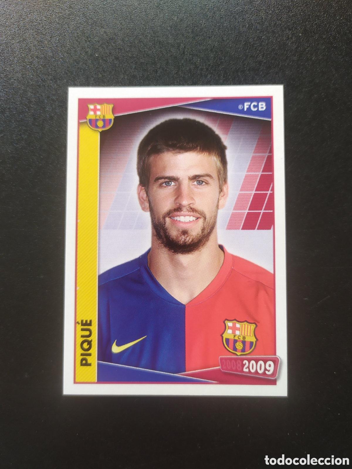 Cromos de F&uacute;tbol: FC Barcelona colecci&oacute;n oficial 2008 2009 08 09 panini Piqu&eacute; n&deg; 48 sin pegar