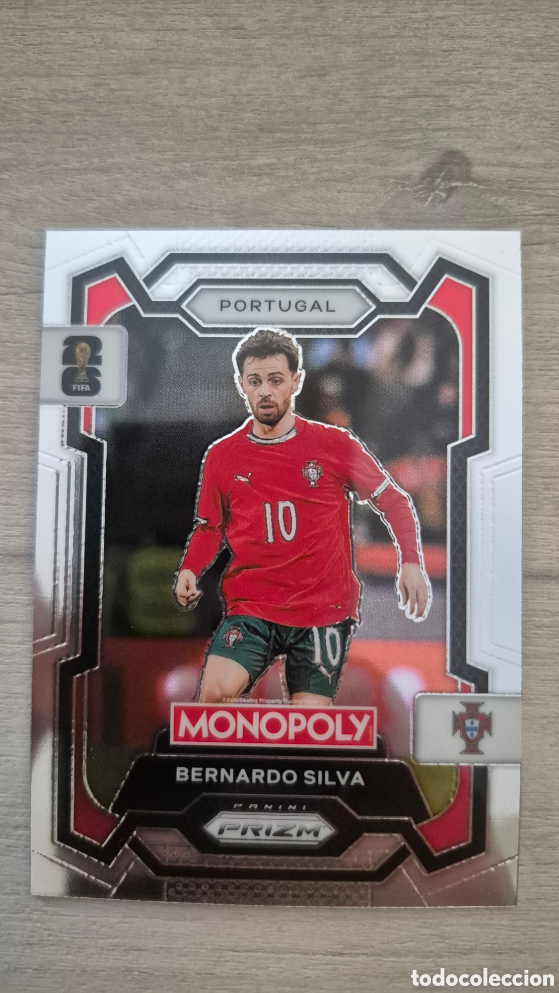 Cromos de F&uacute;tbol: Bernardo Silva Panini Monopoly Prizm FIFA World Cup 2026