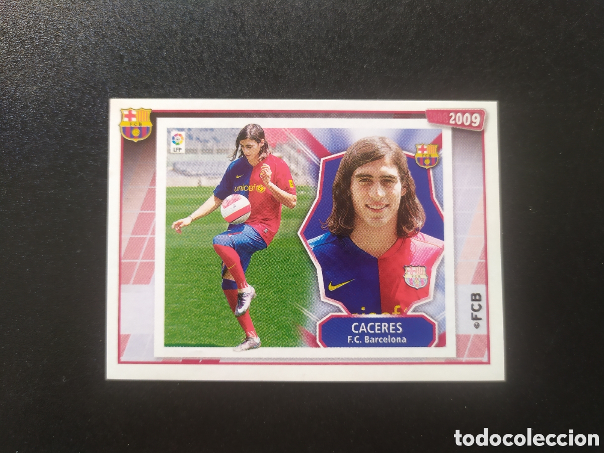 Cromos de F&uacute;tbol: FC Barcelona colecci&oacute;n oficial 2008 2009 08 09 panini C&aacute;ceres n&deg; 57 sin pegar